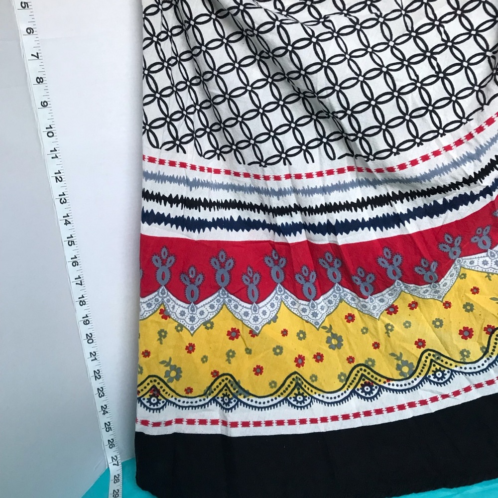 Southwest Print Full Cotton Skirt - Picture 4 of 4